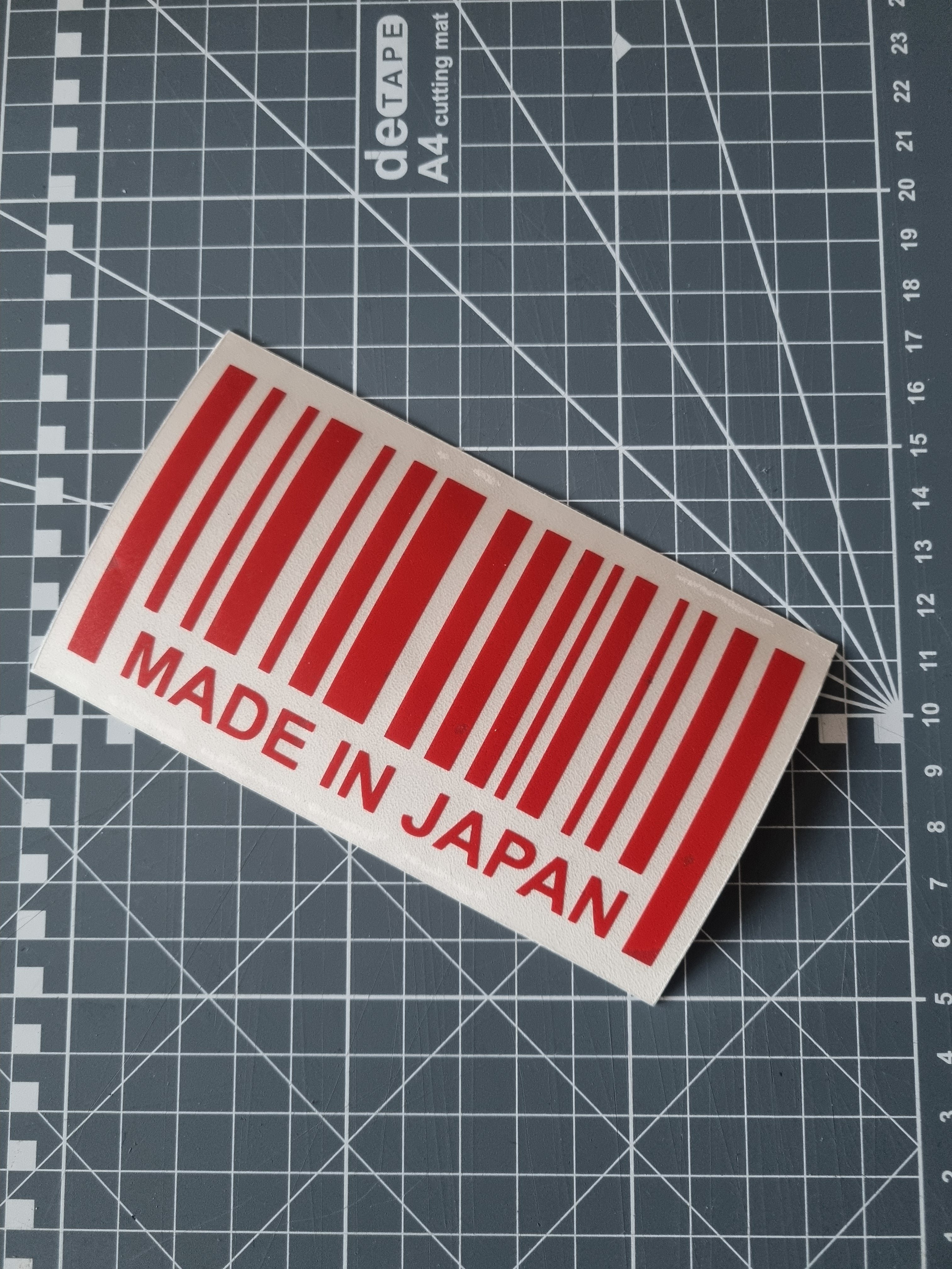 Barcode Decal – Modified Print