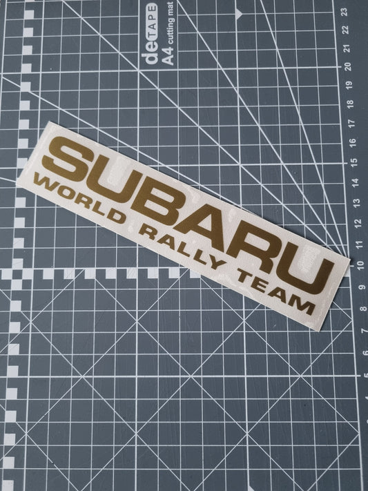 Subaru world rally team Decal