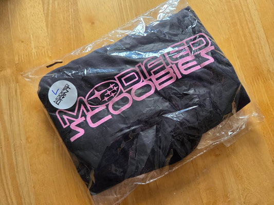 Black And Pink Glitter T Shirt Large