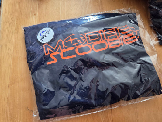 Navy And Orange T Shirt XXL