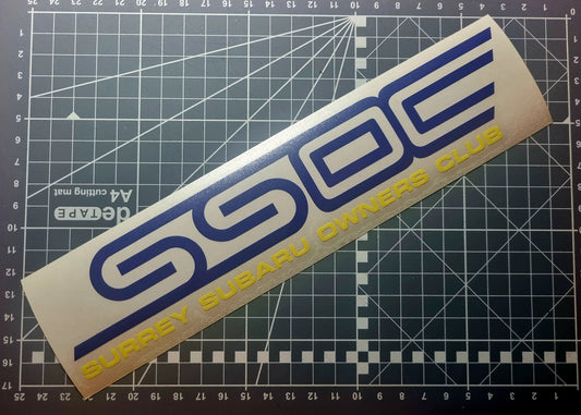 Surrey Subaru owners Club Decal