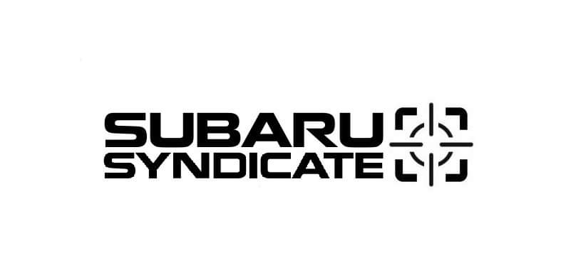 Subaru Syndicate Decal 200mm