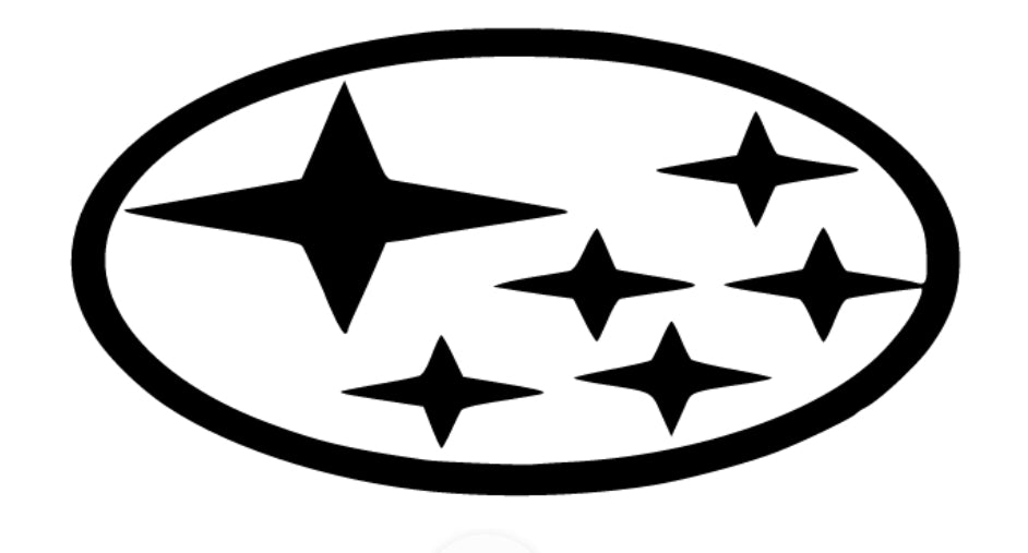 Subaru Badge 120mm Decal