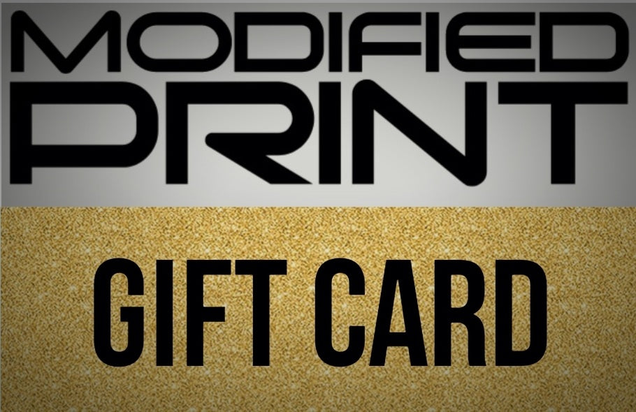 Modified Print Gift Card