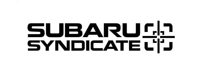 Subaru Syndicate Decals (Pair) 200mm