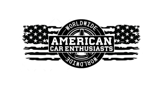 WorldWide American Car Enthusiasts Decal