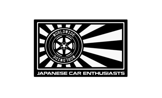 WorldWide Japanese Car Enthusiasts Decal